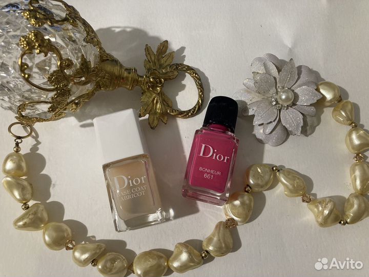 Dior база для ногтей Chanel лак Dolce & Gabbana