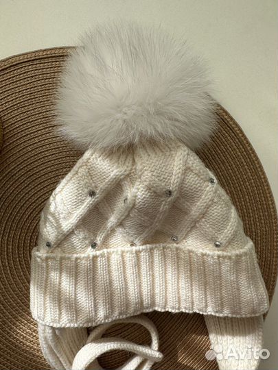 Шапка зимняя для девочки Piccolo angelo