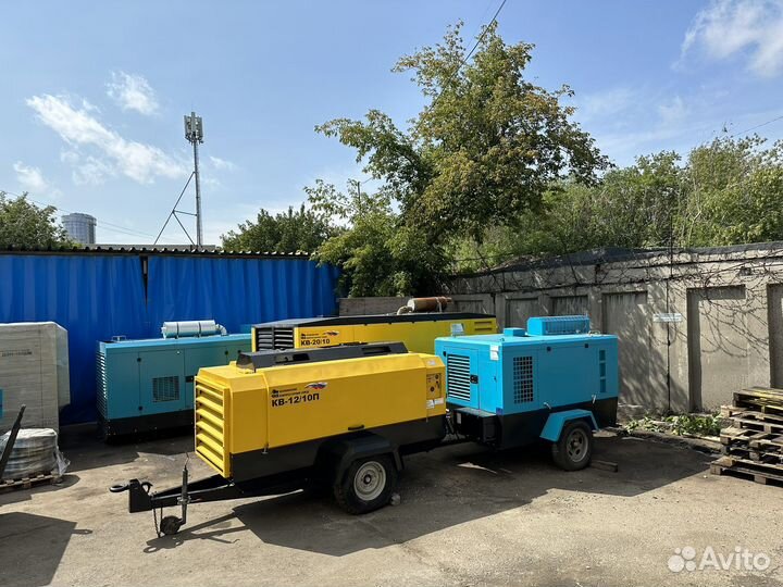 Дизельный компрессор кв-12/10П