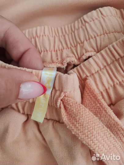 Костюм трехнитка для девочки (pelican) 128