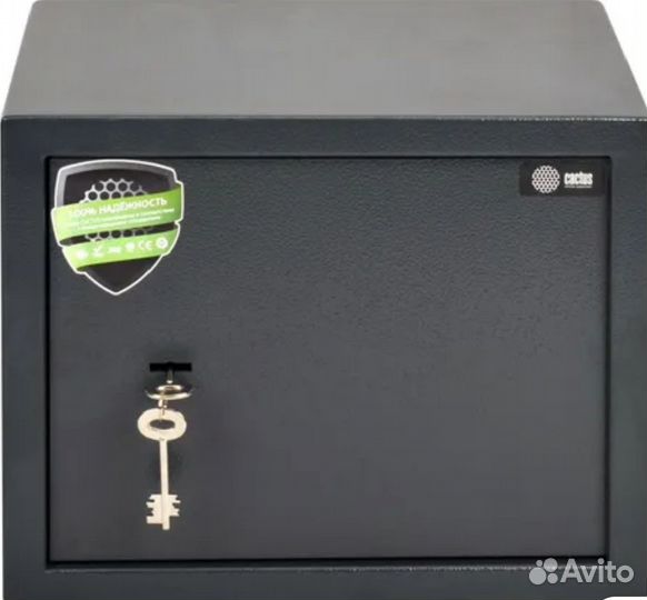Мебельный сейф с ключевым замком cactus