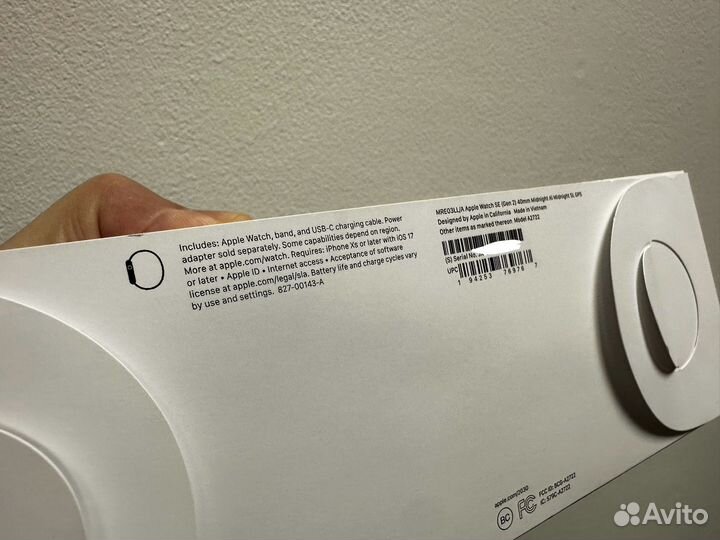 Часы apple watch se2 40 mm Midnight модель 2023