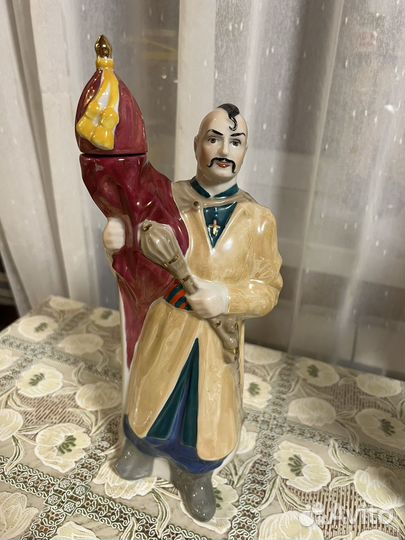 Штоф казак. Советский фарфор