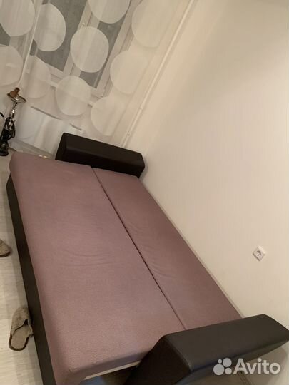 Диван рогожка коричневый