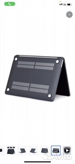 Черный матовый чехол-накладка Model A1425, A1502