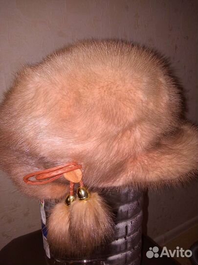 Шапка норковая женская