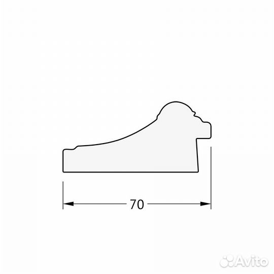Зеркало Evoform Octagon BY 3755 63x63 состаренное