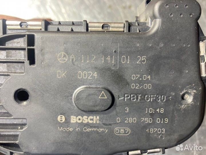 Заслонка дроссельная Mercedes Clk C209 M112 3.2I