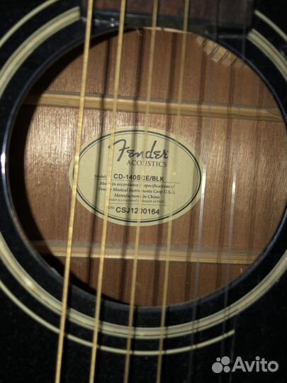 Fender cd-140sce/blk
