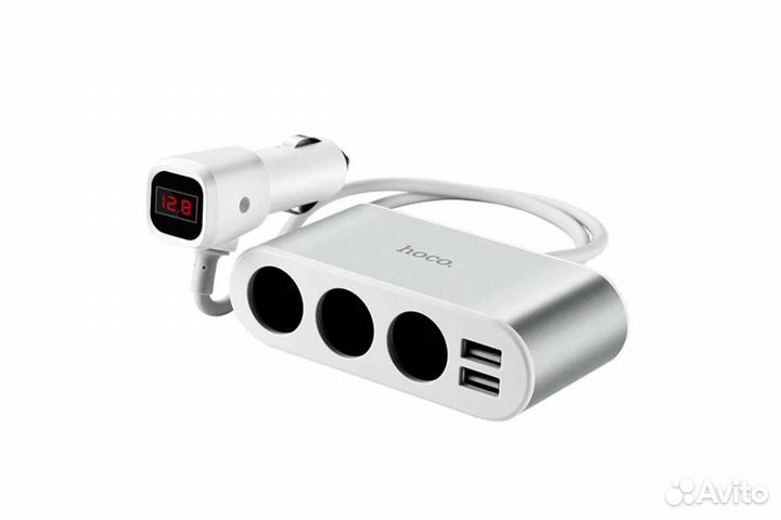 Азу hoco Z13 2USB dual port 2.4A (Silver)