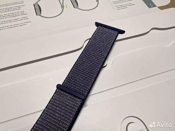 Фиолетовый Sport Loop Apple Watch оригинал 3840-41