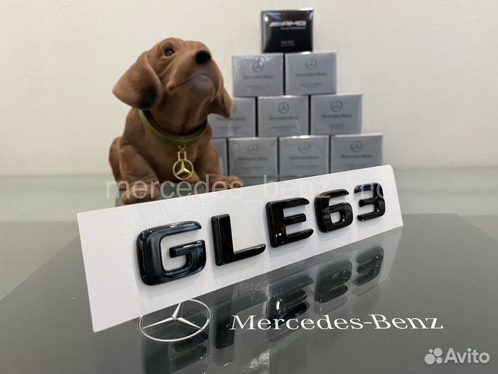 Шильдик на дверь багажника GLE 63 Mercedes Benz