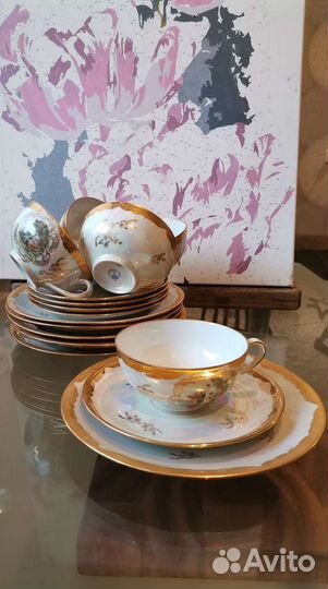 Чайно кофейный сервиз гдр