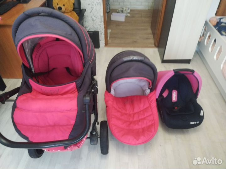Коляска 2 в 1 с автолюлькой