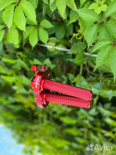 Короткоходная ручка газа Acerbis на питбайк/эндуро