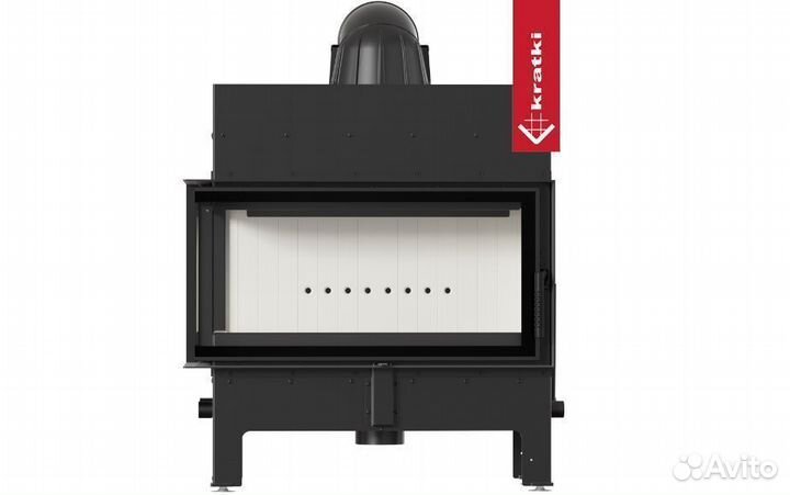 Каминная топка флоки левая 12кВт 200 черный