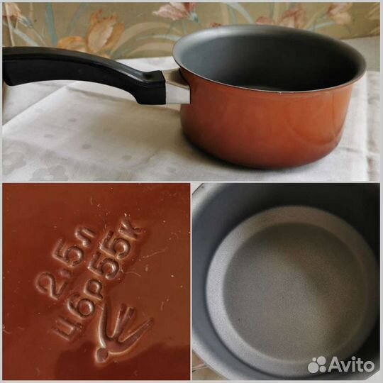 Посуда СССР кастрюля, утятница, ступка