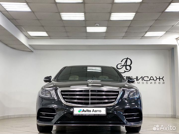 Mercedes-Benz S-класс 2.9 AT, 2020, 65 237 км