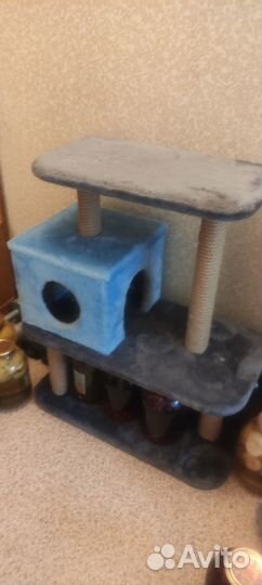 Домик для кота с когтеточкой