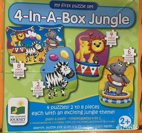 Пазлы 4 в1