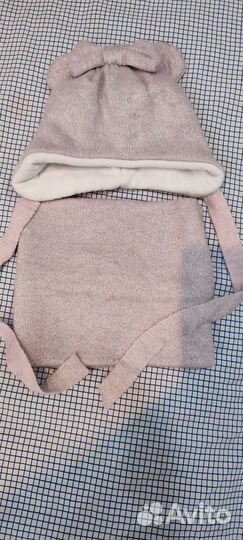 Шапочка для новорожденной девочки