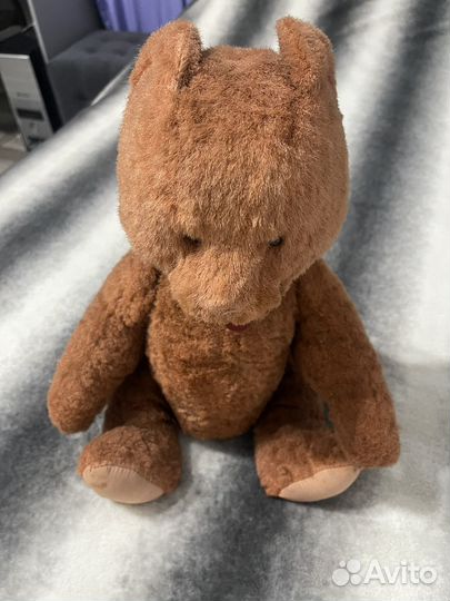 Плюшевый медведь СССР винтаж