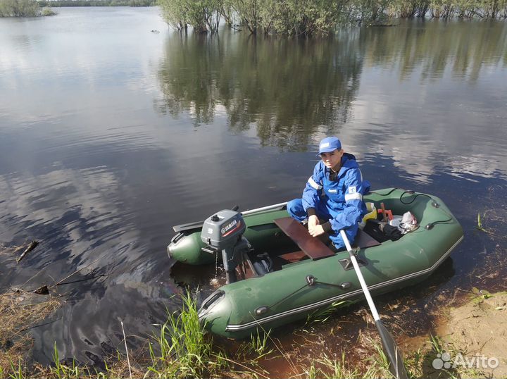 Надувная лодка с мотором Yamaha