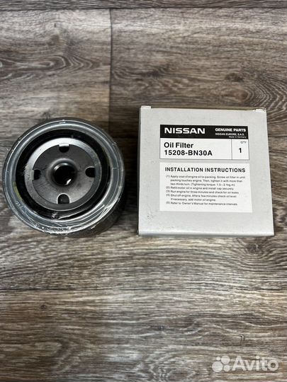 Фильтр масляный Nissan, 15208-BN30A