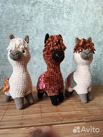 Альпака связанная крючком