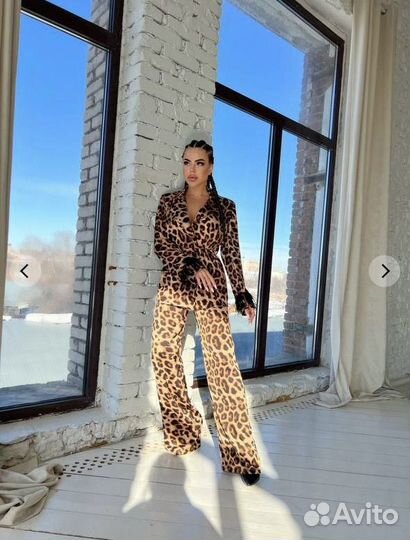 Шелковые брюки XS/S