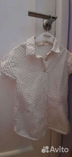 Блузка белая детская