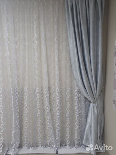 Ткань портьерная, тюлевая, бязь
