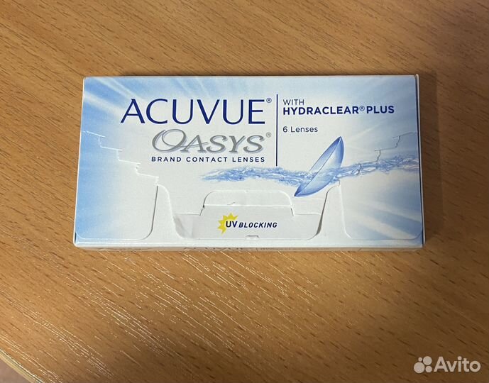 Линзы контактные acuvue oasys -0.50/8.4/2 недели