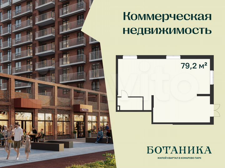 Свободного назначения, 79.2 м²