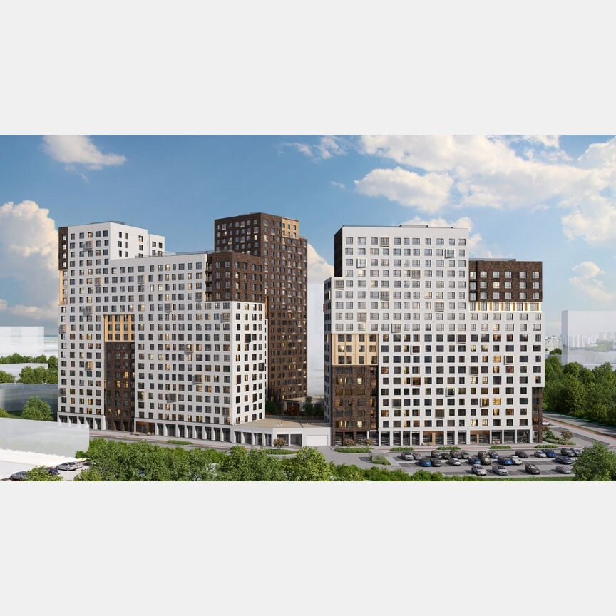 1-к. квартира, 42 м², 3/23 эт.