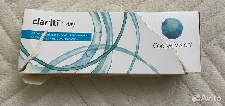 Линзы Clariti Cooper Vision (Англия) - 10 штук