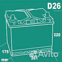 Аккумулятор аком asia EFB 75Ач 720A