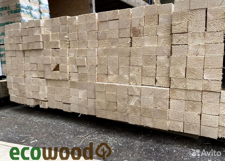 Брусок сухой строганный