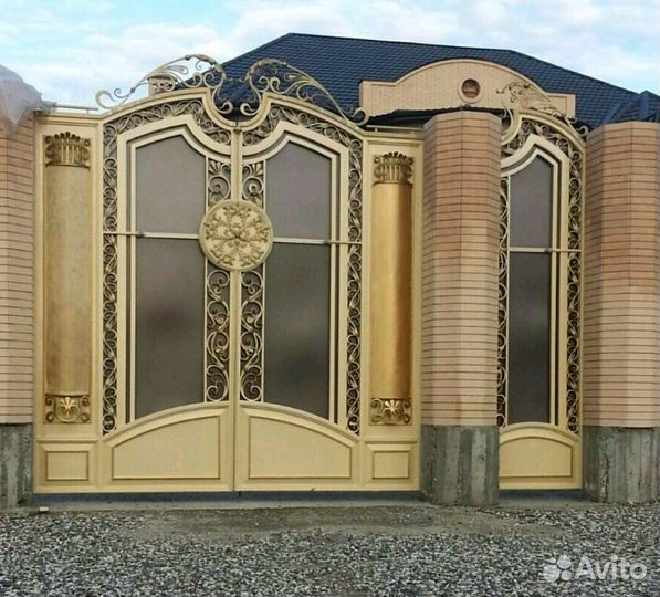 Ворота кованные