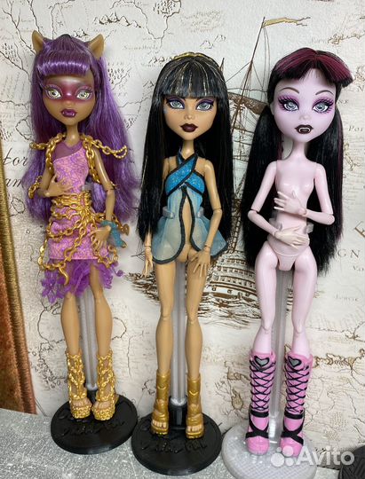 Куклы монстер хай клео клодин дракулаура