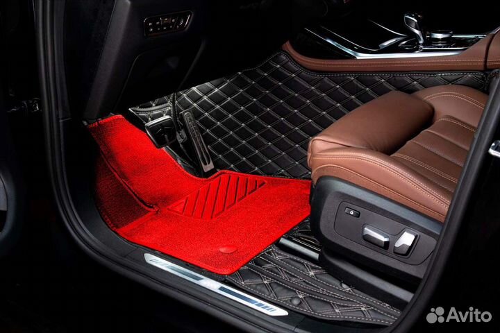 3D Коврики Mercedes Салон Багажник из Экокожи