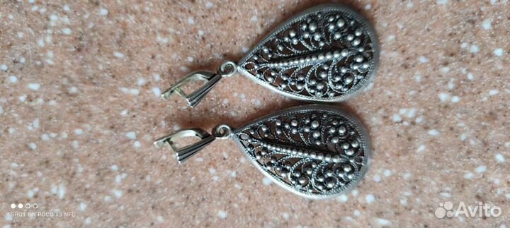 Серебряный комплект новые