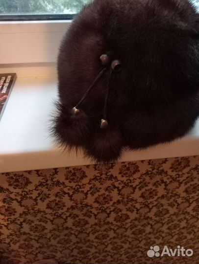 Шапка норковая женская