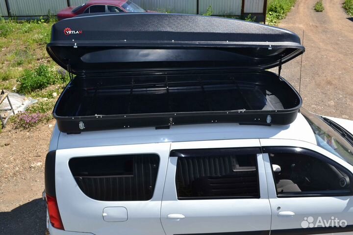 Автобокс на крышу Ветлан 1100 л на Hyundai Coupe