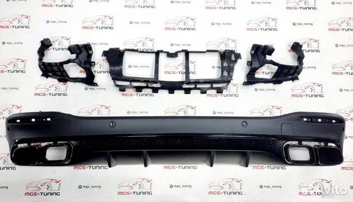 Диффузор с насадками 63 Black на GLE-Class V167