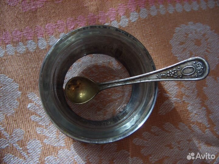 Солонка с ложечкой СССР
