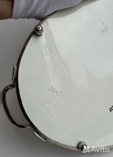 Поднос коллекционный, керамика