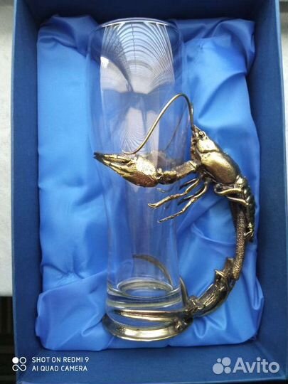 Бокал пивной Рак