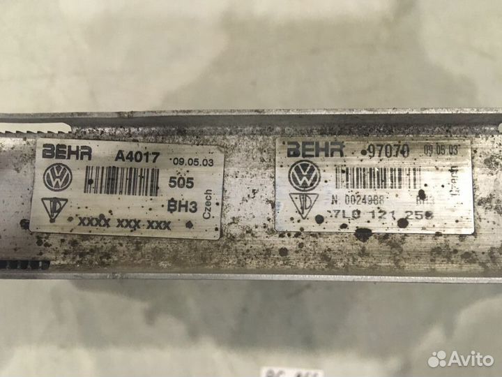 Радиатор основной Porsche Cayenne S 955 7L0121253