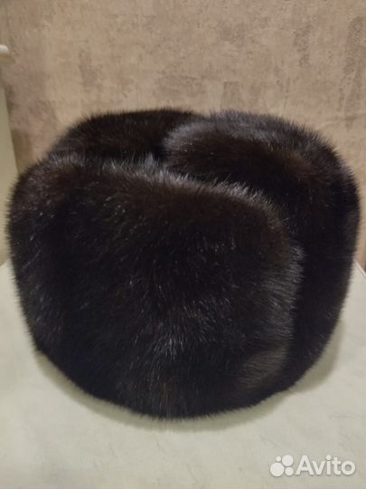 Норковая шапка мужская формовка